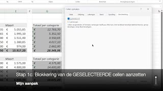 Cellen in een werkblad beveiligen  deel 1 [upl. by Avot]