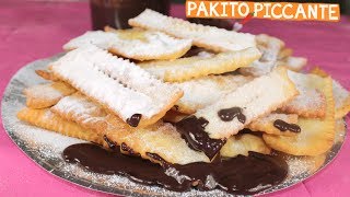 CHIACCHIERE di CARNEVALE troppo buone • Ricetta di Pakitopiccante [upl. by Retsev]