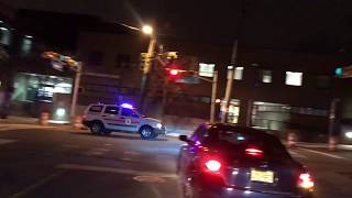 NEWARK FIRE DEPARTMENT BATTALION CHIEF SPARE RESPONDING ON LYONS AVENUE IN NEWARK NEW JERSEY [upl. by Nedra]