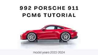 992 Porsche 911 PCM6 tutorial 20222024 [upl. by Hras]