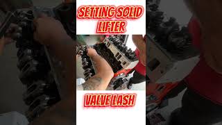 Setting Solid Lifter Valve Lash on a 1970 Chevrolet LT1 350 Small Block shorts [upl. by Hennahane259]