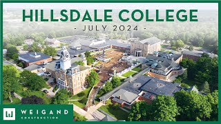 Hillsdale College  Construction Update July 2024 [upl. by Fawnia]