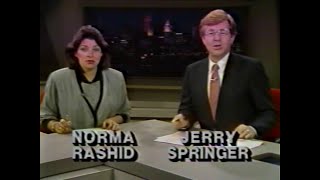 Cincinnati WLWT 5 News Broadcast September 29 1988 wCommercials Jerry Springer Norma Rashid [upl. by Sylera]