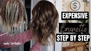 Expensive Brunette full tutorial  formulas [upl. by Snell]