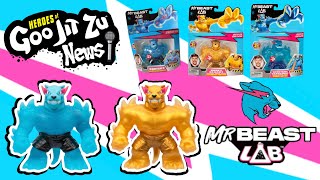 Goo Jit Zu News Mr Beast Labs 3 NEW FIGURES [upl. by Aihsetel]