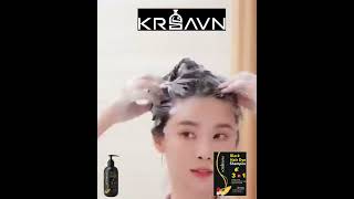 KRSAVN black hair dye shampoo 3 in 1  Buy Now [upl. by Brigit]