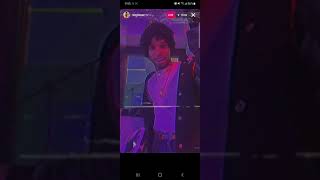 Tory Lanez on IG Live creating a song from his quotAlone at Promquot 80s album [upl. by Rehtaef]