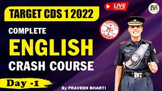 CDS 1 2022 English Crash Course  CDS Complete English  CDS English Preparation [upl. by Feucht87]