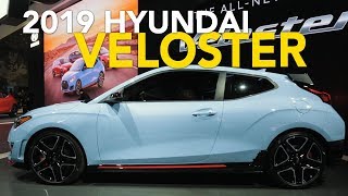 2019 Hyundai VelosterVeloster TurboVeloster N 5 Things You Need to Know  2018 Detroit Auto Show [upl. by Suivatnod]