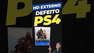 JOGO PS4 COM EXCLAMAÇÃO HD EXTERNO COM DEFEITO [upl. by Ivanah]