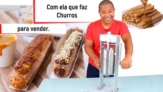 Qual a MELHOR Maquina de fazer churros Masseira Profissional ABM [upl. by Enaek935]