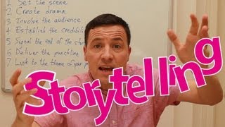 Storytelling for Business Free Business English lesson Kostenlos Englisch lernen [upl. by Nalhsa]