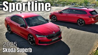 New 2025 Skoda Superb Sportline Revealed [upl. by Nediarb]