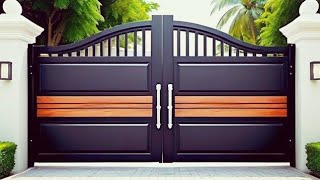 300 NEW Modern House Gate Design Ideas 2024 ironamp wooden gates Ideas  House exterior Front Wall [upl. by Aeiram392]