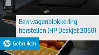 Een wagenblokkering herstellen HP Deskjet 3050 [upl. by Ydnal408]