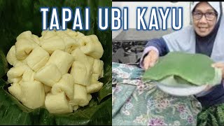 CARA BUAT TAPAI UBI KAYU ORG ZAMAN DULU BUNGKUS DGN KAIN BATIK [upl. by Koziel]