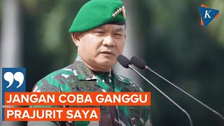 Tegas TNI Netral Jenderal Dudung Jangan Ganggu Prajurit Aktif [upl. by Baruch]