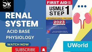 ACID BASE PHYSIOLOGY FROM FIRST AID USMLE STEP 1 Lecture 7 [upl. by Kassia]