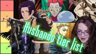 Anime husbandos tier list [upl. by Anailuig]