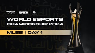 🔴 MLBB  GROUP STAGE  IESF WORLD ESPORTS CHAMPIONSHIP 2024  DAY 1 [upl. by Idner]