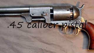 How to pronounce 45 caliber pistol [upl. by Bjork868]