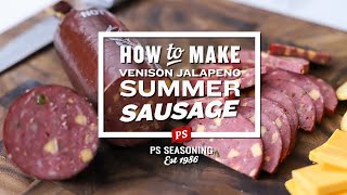 How to Make Venison Jalapeno Cheddar Summer Sausage with Culture [upl. by Demetria]