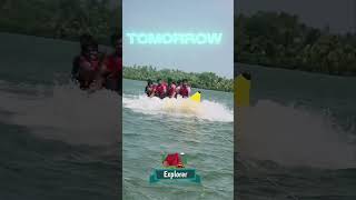 EXPLORE VARKALA  WATERSPORTS  BANANA RIDE  VARKALA TOUR PACKAGES  EXPLORER HOLIDAYS [upl. by Ulund]