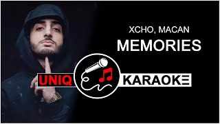 Xcho Macan  Memories Karaoke version [upl. by Yared]