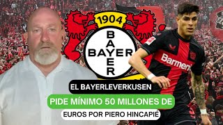 El Bayer Leverkusen pide mínimo 50 millones de euros por Piero Hincapié [upl. by Devinna]