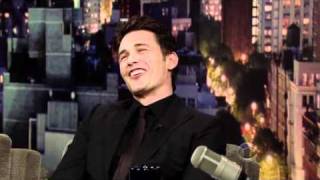 James Franco  The Late Show with David Letterman 092310 [upl. by Kitrak]