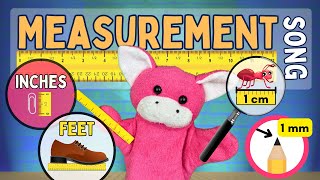 Measurement Song Length  Customary and Metric  Math Notes with Rocko [upl. by Ylrevaw955]