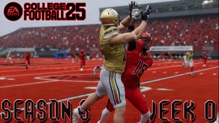 Season 3 Begins  CFB 25  Death Valley Tech Dynasty  Season 3 Week 0 VS Georgia Tech [upl. by Archer845]