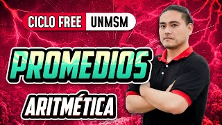 Promedios 🧮 Aritmética CICLO FREE [upl. by Ahsital972]