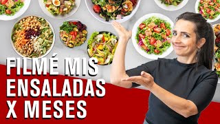 21 ENSALADAS que NO SON lechuga y tomate la BIBLIA de la ensalada  Paulina Tirapostas E00 [upl. by Colburn]