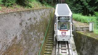 Standseilbahn in KarlsbadKarlovy Vary [upl. by Nitsuj93]