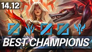 BEST Champions In 1412 for FREE LP  CHAMPS to MAIN for Every Role  LoL Meta Guide [upl. by Mcmullan]