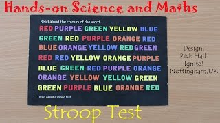 Stroop Test  English [upl. by Llenel502]