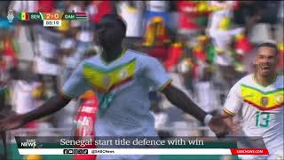 AFCON 2023  Senegal start title defence with a win against Gambia [upl. by Ryun764]