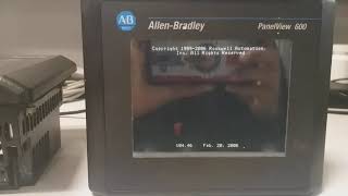 Como cargar respaldo a PanelView 600 AllenBradley con Memory Card [upl. by Matt678]