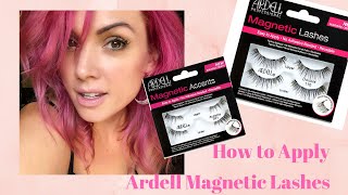 Ardell Magnetic Lashes How to Apply the Stay Put Way [upl. by Lamee]