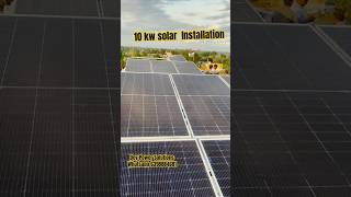 10kw solar Installation devpowersolutions solar trendingshorts viralvideo [upl. by Sivam]