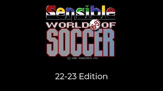 Sensible World of Soccer 9596 gameplay PC Game 1996 [upl. by Omora892]