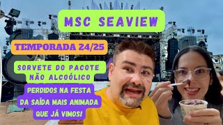 MSC Seaview  VLOG 2 Tour pelo navio festa muito animada e novidades da temporada 2425 do Brasil [upl. by Ativla]