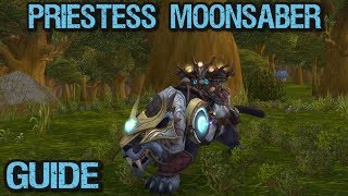 Fastest way to get PRIESTESS MOONSABER guide 815 BFA [upl. by Rainer786]