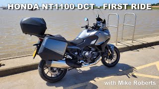 Honda NT1100 DCT  First Ride  Whats the DCT box like at various speeds [upl. by Ahsilrac]