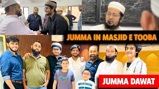 Jumma in Masjid E Tooba  Jumma Ki Dawat in Hotel Supreme Kondhwa  Param Vlog 95 [upl. by Leeda]