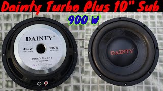 Dainty 10’’ Turbo  SubWoofer  ɸ160x55 mm  Rms 450 W Max output 900 W  Tech Spec  GKS Info Tech [upl. by Dominica]