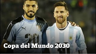 Mundial 2030 oficializan la candidatura de Argentina Uruguay Chile y Paraguay [upl. by Calista656]