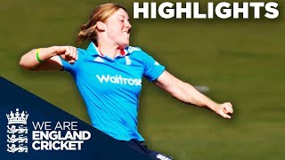 Highlights  England Women beat India Women in 1st Royal London ODI [upl. by Ahcilef]