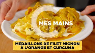 Médaillons de filet mignon à lorange et curcuma [upl. by Akinahc]